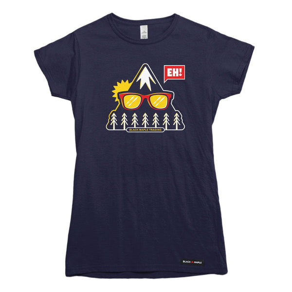 Eh! Maple Leaf Pattern T-shirt
