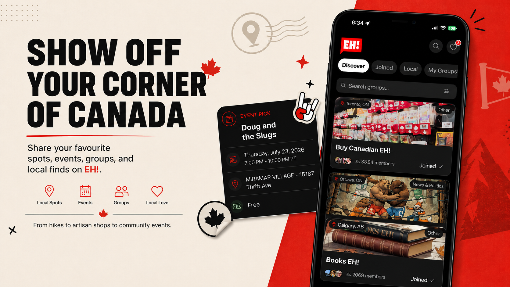 Show off your corner of Canada on EH!
