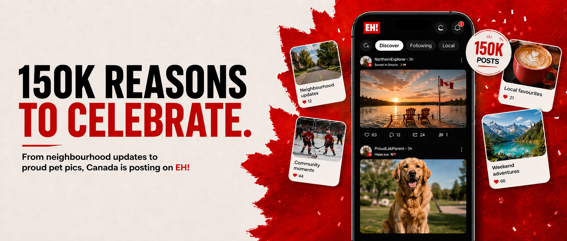 EH! community message 150K posts