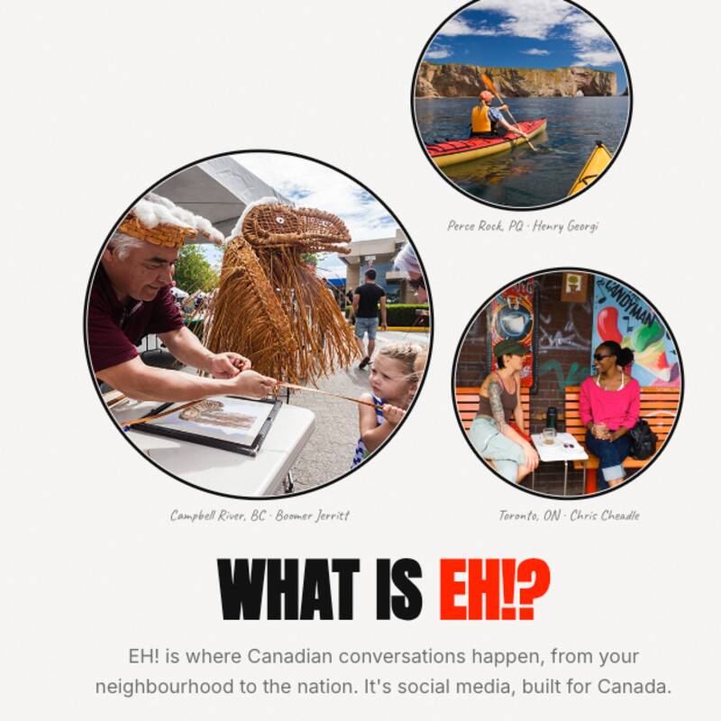 CHEK News feature about EH!, Canada's social network.